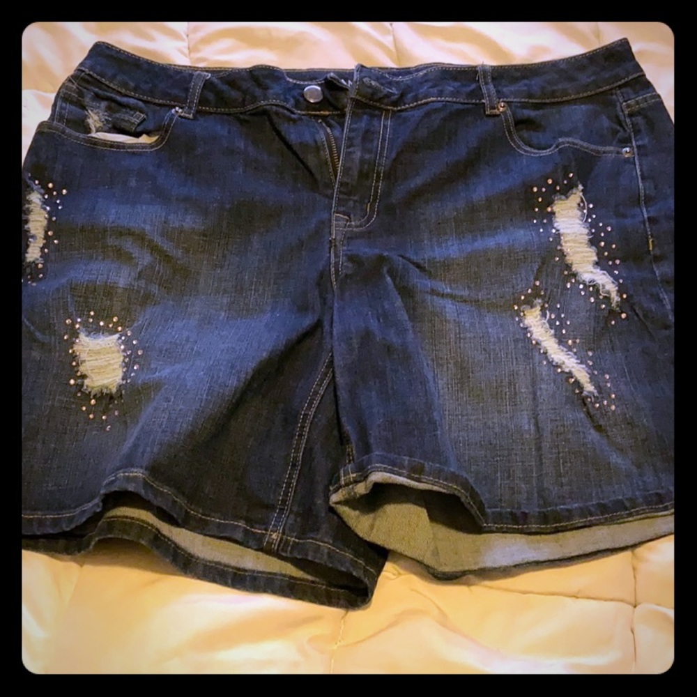Lane Bryant jean shorts FINAL